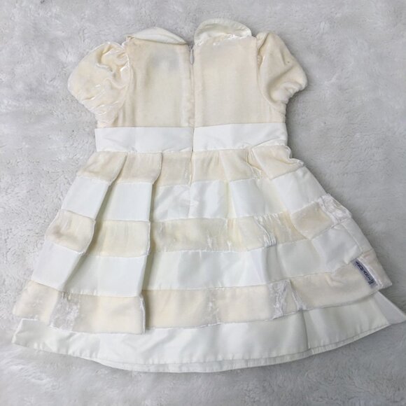 Armani Baby Formal Cream Dress Size 6 M - Picture 10 of 16
